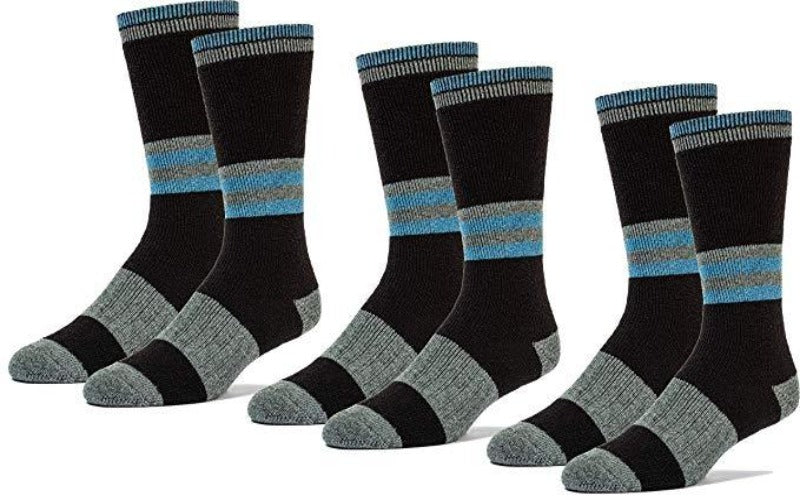 FUN TOES Men's Toe Socks Barefoot Running Socks Size 10-13 Shoe Size 6 -  12.5 Pack of 3 Pairs Black